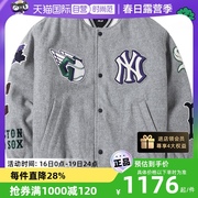 自营MLB棒球服男女装休闲外套宽松运动服情侣夹克潮3AJPN0124