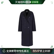 香港直邮emporioarmani藏青色，翻领大衣4nl02tm632
