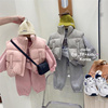 韩国女童冬装2023款加绒套装洋气儿童卫衣，加厚休闲运动三件套童装