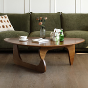 日式实木茶几小户型，沙发客厅家用原木，异形桌子极约2023家具