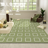 夏季法式花砖凉席垫客厅地毯PVC皮革凉爽免洗茶几地垫卧室床边毯
