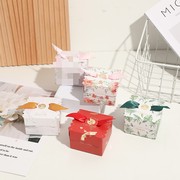 创意结婚方形喜糖糖盒子中式糖果纸盒满月喜糖袋欧式结婚用品