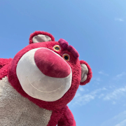 迪士尼草莓熊公仔正版超大玩偶玩具总动员毛绒娃娃抱枕生日礼物女