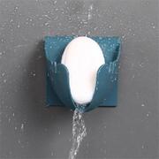 浴室无痕贴沥水香皂架多功能肥皂托盘壁挂式创意香皂盒倾斜皂架