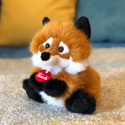 意大利trudi毛绒狐狸，公仔狐狸毛绒玩具，可爱玩偶生日礼物娃娃