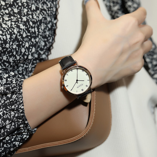 生日礼物聚利时手表女款轻奢复古高级感大表盘2024腕表