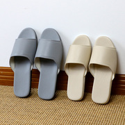 2022夏季pu软皮凉拖鞋美容院专用待客家居室内木地板静音防滑