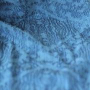 手工靛蓝染棉麻毯布草木，染提花布蓝染，高端布料diy手作原料