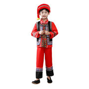 六一儿童民族服装云南傣族，彝族壮族土家族服饰，男女童苗族演出服饰