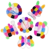 材料彩色专注力彩虹圈便捷式编织玩具套装编手链小盒创意弹性好女