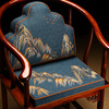 中式椅垫坐垫靠背一体红木椅子垫罗汉床靠山枕圈椅茶椅垫座垫靠枕