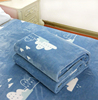珊瑚绒床单单件加厚牛奶绒毯子，冬季学生宿舍法兰绒，毯子单双人(单双人)毛毯