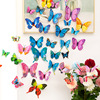 立体仿真3d蝴蝶客厅墙面装饰品墙贴卧室房间贴画幼儿园创意冰箱贴