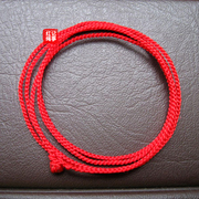红绳情缘绕五圈红手绳手工编织 时尚饰品手链女男极细本命年