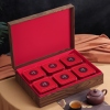 高档木纹空礼盒铁观音一斤摆泡空包装盒岩茶，红茶肉桂水仙泡袋礼盒