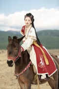 原创神鹿藏袍民族风西藏族服饰女少数民族旅拍写真秋冬汉元素套装