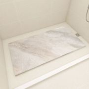 洗澡淋浴房地板石防滑(石防滑)拉槽板垫脚卫生间，通体浴室间脚踏大理石瓷砖