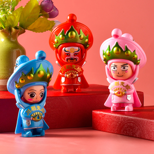 川剧变脸公仔娃娃玩偶创意玩具礼物中国风特色纪念幼儿园