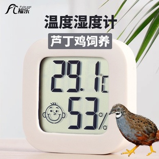 8玖-高精度鹦鹉迷你温度计温湿度计室内家用房壁挂室温精准温度表