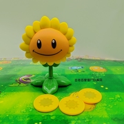 植物大战僵尸玩具太阳花向日葵单个套装男女孩互动游戏可发射公仔