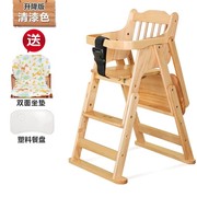 实木椅子餐椅餐椅多功能_吃饭餐桌宝宝72可折叠儿童婴儿座椅便携