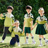小学生校服夏装春秋中学生，班服套装短袖运动三件套幼儿园园服夏季