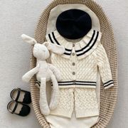 INS婴幼儿童春秋季衣服1-2-3岁女童宝宝针织上衣外套长裤两件套装