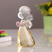 水晶小天使摆件圣诞礼物，生日简约现代可爱摆件书桌装饰品欧式仙女