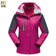 冬季冲锋衣男女工作服款户外防风保暖加厚两件套棉服外套ND-J