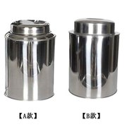 加厚不锈钢茶叶罐茶叶桶，烤漆小号大号茶罐茶桶密封罐茶盒