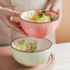日式陶瓷面碗汤碗大号，家用网红泡面碗，餐具组合套装面条碗大汤碗
