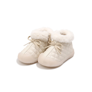 宝宝雪地靴婴儿棉鞋13岁加绒加厚保暖学步鞋男女冬季款二棉鞋子