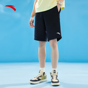 安踏运动短裤男士2024夏季针织休闲五分裤短裤宽松百搭裤子