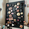 磁性黑板化妆品收纳黑板墙，磁吸黑板墙冰箱贴展示板架收纳架化妆墙
