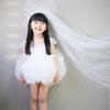 韩款儿童礼服白色童装公主裙女童连衣裙生日礼服表演裙走秀蓬蓬裙