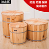 实木厨房储物防虫保鲜米桶，储米箱米缸面粉，箱51015kg