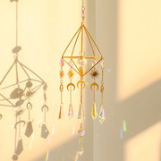 外贸水晶灯饰球吊坠，ins光影风铃挂饰，仙气生日房间窗户装饰挂件
