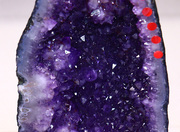 天然紫晶洞紫晶原石玛瑙聚宝盆紫晶块钱袋子紫水晶洞家居摆件7