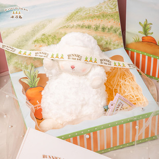 小羊公仔生日礼物女生毛绒玩具，可爱安抚布娃娃玩偶，bunnies海湾兔