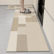 厨房地垫防滑防油可擦免洗地毯，高级感防水入户门垫进门口脚垫长条
