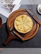 牛排餐盘木质托盘黑胡桃木砧板牛扒板实木日式木板披萨盘面包托盘