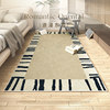 长条床边地毯复古客厅地毯卧室法式床前沙发茶几毯家用地垫