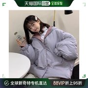 韩国直邮女士休闲泡泡袖范儿GFRIEND装收藏品暖和的短款羽绒服