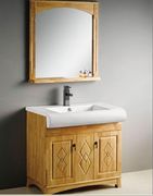 直供欧式美式橡木浴室柜组合实木浴柜洗脸盆柜，洗手盆柜洗漱台xm5