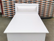 环保型免漆板式储物床高箱床，箱式床15米床带气压升降床板双人床