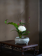 中式仿古花瓶花器宋代水仙盆复古禅意新中式花盆软装摆件插花器皿
