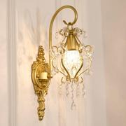 法式走廊壁灯客厅床头灯具前灯，现代水晶过道，灯卧室创意欧式美式镜