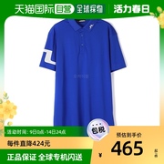 韩国直邮j.lindeberg金林德伯格polo衫，男女款短袖运动舒适蓝色