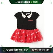 日本直邮GAP 儿童版迪士尼米妮鼠蓬蓬裙 连身裙 软质棉料 舒适可