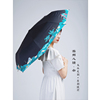 天水文创 原创设计秦州八景晴雨两用雨伞黑胶遮阳伞三折伞